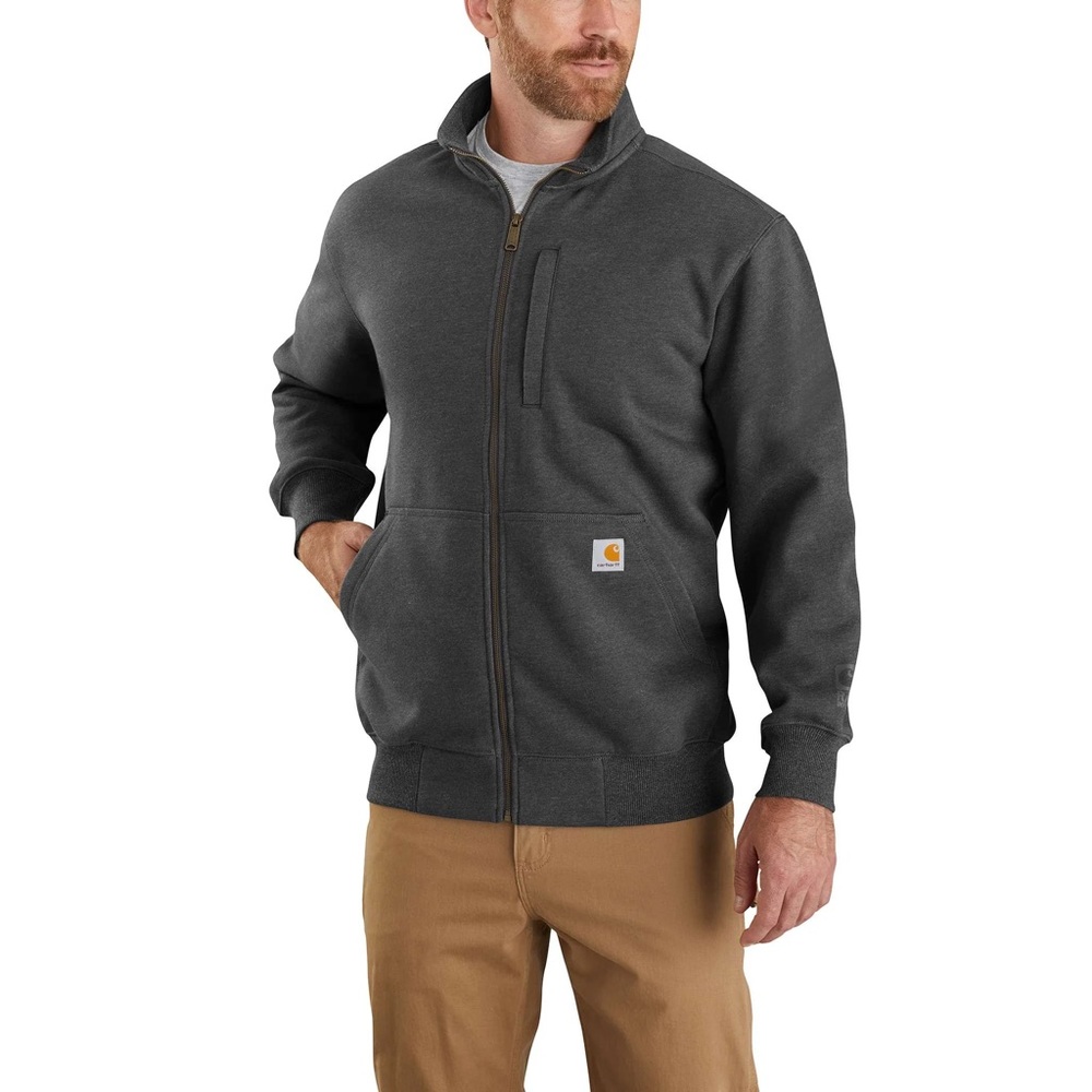 HTF Carhartt Black Full Zip Rain Defender Jacket NWOT XLT